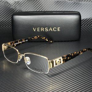 Versace Gold 53mm Women's Eyeglasses